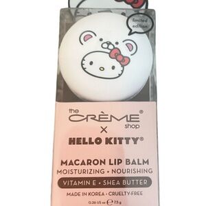 The Crème Shop x Sanrio. Hello Kitty Macaron Lip Balm. Limited Edition. Size: OS